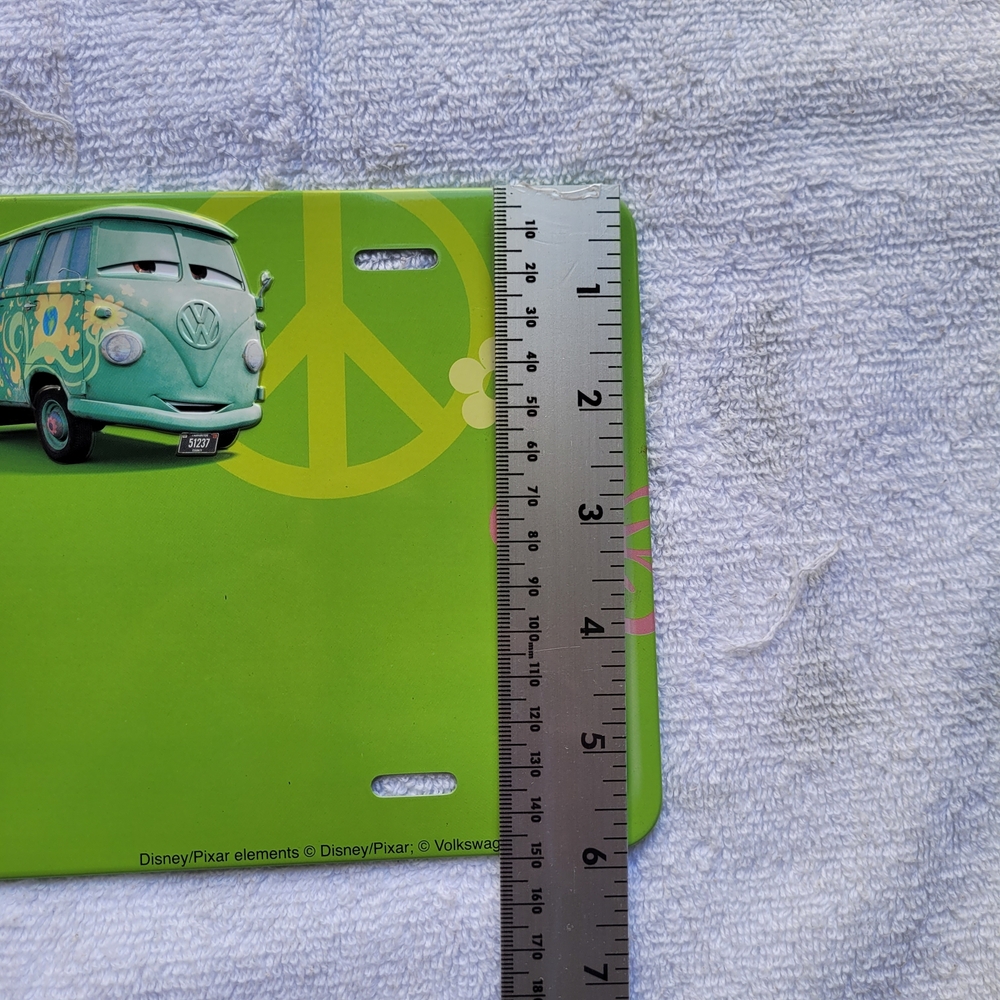 Disney Pixar Cars Fillmore License Plate • Kellogg’s Promo Collector Decor - Picture 5 of 5